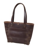 Woman's bag Shopper (Brown, Pull-up)