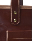 Woman's bag Shopper (Brown, Pull-up)