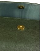Woman's bag Tina (Dark Green, Gold)