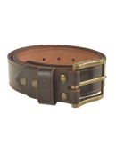 Belt Comfort-AO2879 (Dark brown, Antique, 40mm)