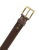 Belt Comfort-AO2879 (Dark brown, Antique, 40mm)