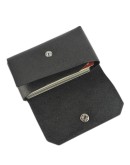 Cardholder Fold (Black saffiano)