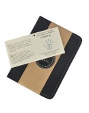 Passport cover Emblem RUS (Black, Buttero)