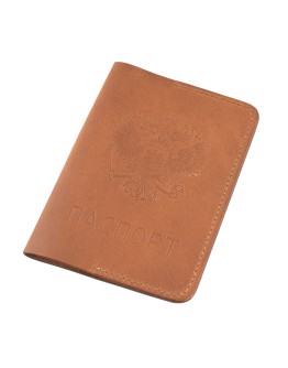 Passport cover Emblem RUS (Whiskey, Buttero)