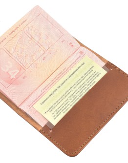 Passport cover Emblem RUS (Whiskey, Buttero)