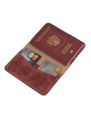 Passport cover Travel (Burgundy)