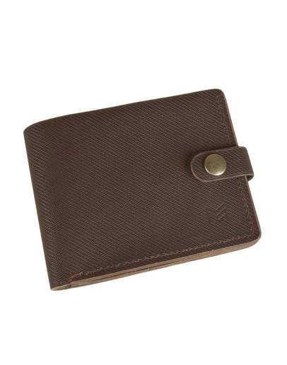 Wallet BMF with clasp (Brown textured, Avancorpo)