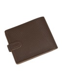Wallet BMF with clasp (Brown textured, Avancorpo)