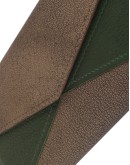 Woman's wallet Maxim (Brown-Green, Gold)