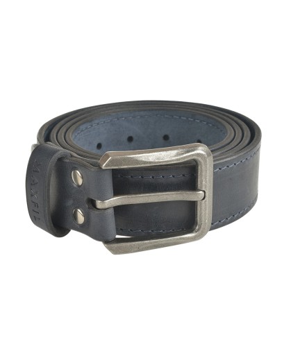 Belt Comfort-AO76118 (Dark blue, Antique silver, 40mm)