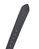 Belt Comfort-AO76118 (Dark blue, Antique silver, 40mm)