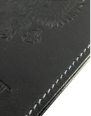 Passport cover Emblem RUS (Black, Buttero)