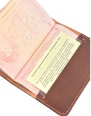 Passport cover Emblem RUS (Cognac, Buttero)