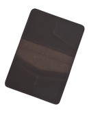 Обложка на паспорт Травел (Тёмно-коричневый, КХ)