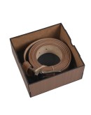 Gift box for belt (150x150mm, Walnut)