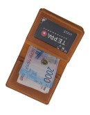 Wallet Compact (Tan, CrazyHorse)