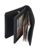 Wallet Compact (Black, CrazyHorse)