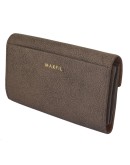 Woman's wallet Maxim (Brown-Green, Gold)